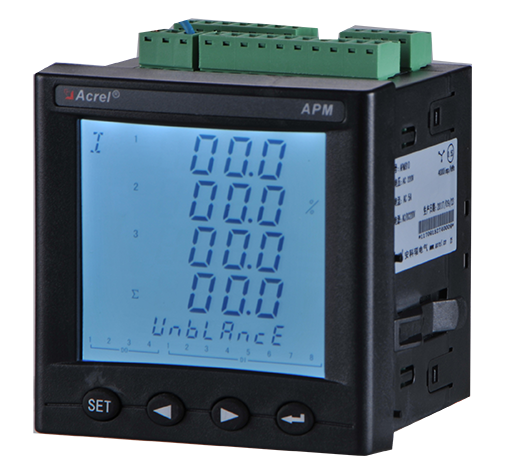 安科瑞apm系列网络电力仪表apm800 多功能电力仪表全电参量测量功能