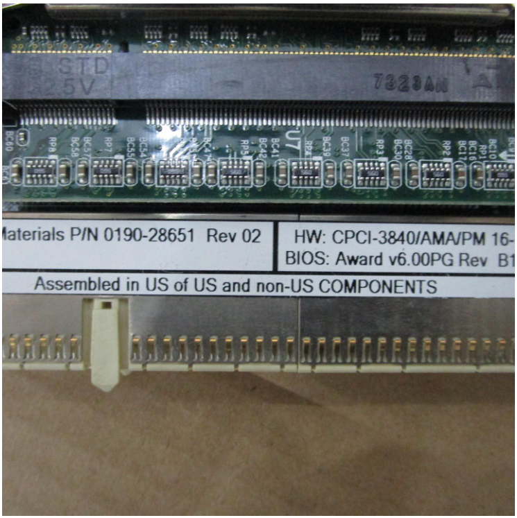 阿尔斯通-CPCI-3840-PLC系统备件 产品图片
