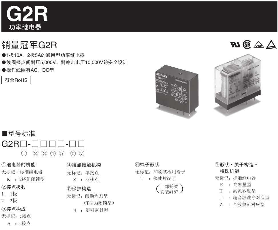 日本欧姆龙继电器+G2R系列+全国发货 G2R-1-5V,G2R-2-12V,G2R-1-12V,G2R-1-24V,G2R-2-24V