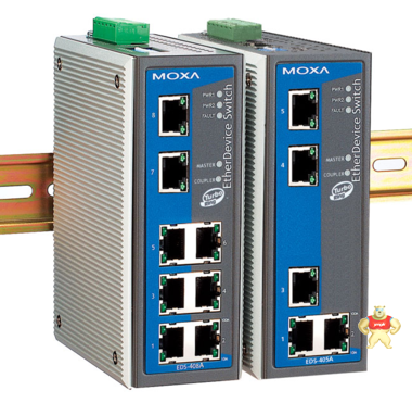 MOXA EDS 405A 网管型工业以太网交换机, 操作温度-0至60℃ 