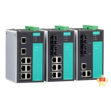 EDS-510A 系列7+3G口千兆网管型冗余工业以太网交换机 