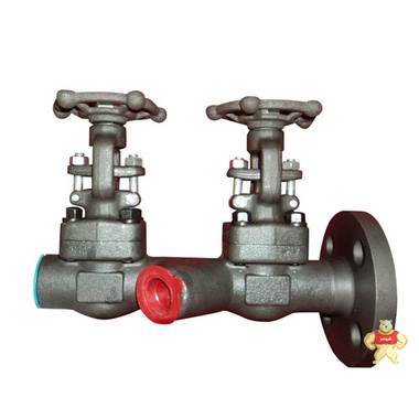 90度双联锻钢闸阀 三科阀门 双联锻钢闸阀,锻钢闸阀,闸阀