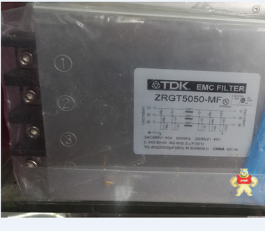ZRGT5050-MF 全新TDK 三相滤波器：电源净化器 
