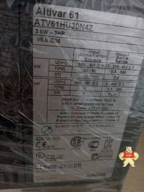 [原装现货]ATV61HU30N4Z 漳州楚欣施耐德变频器一级代理商 特价中 
