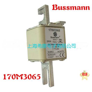 美國Bussmann熔斷器170M3068 