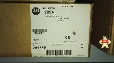 AB伺服驱动器机架 2094-PRS6 全新现货
