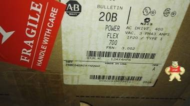 AB变频器 20BC043A2AYNANA0 全新现货