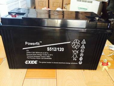 美国GNB蓄电池S512/120/12V120AH后备储能电池批发 