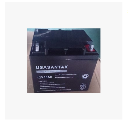 山特UPS电源12V38AH 蓄电池 UPS电源专用蓄电池 12V38AH 质保三年