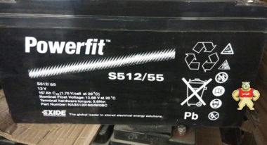 GNB蓄电池S512/55ah 美国Powerfit蓄电池12V55AH现货限时促销包邮 