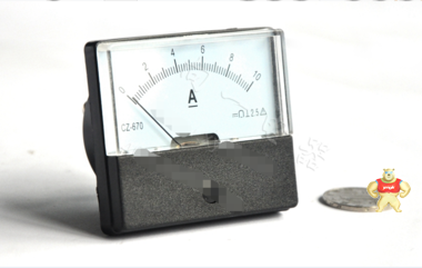 稳定可靠SQ670/CZ670-A 测量安培板表/指针表 直流电流表 交流电流表60*71 