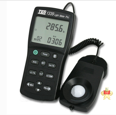 供应台湾泰仕TES-1339专业级照度计0.01Lux - 999900 Lux 
