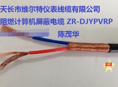 阻燃计算机电缆ZR-DJYVRP-1*2*1.5【维尔特牌电缆】 