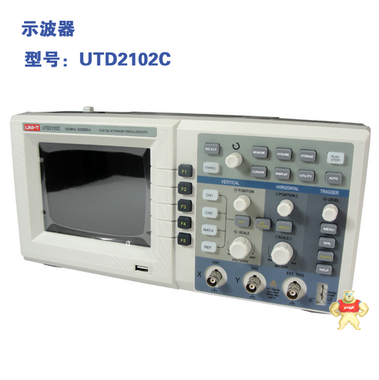 优利德UTD2102C数字存储示波器彩屏100M双通道500MS/s采样率 