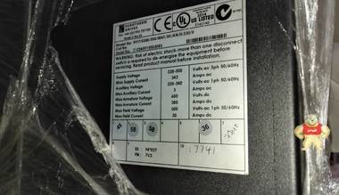 欧陆直流调速器 591P/0380/500/0041/UK/AN/0/230/0 成色新 也可维修