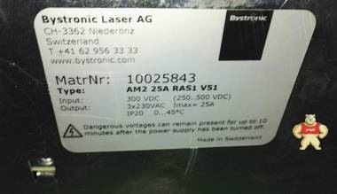 Bystronic Laser AG百超控制器AM2 25A RAS1 V51 CH-3362 