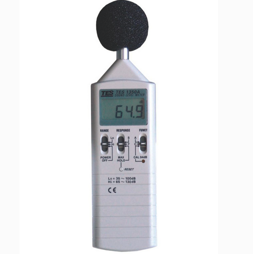 供应台湾泰仕TES-1350A数字式噪音计声级计，分辨率0.1dB