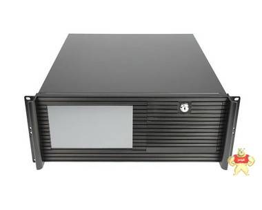 4U触屏工控一体式机箱 K451C带触摸屏功能工控服务器机箱 装PC电源450mm长 