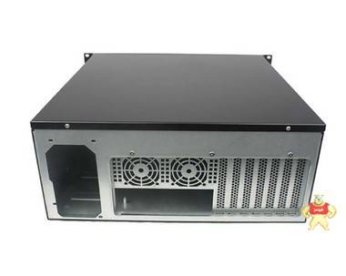 4U机架式工控服务器机箱 K445F工业DVR监控黑色机箱可用于工业、交通监控、安防监控 
