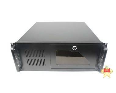 4U机架式工控服务器机箱 K445F工业DVR监控黑色机箱可用于工业、交通监控、安防监控 