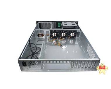 2UK65F机架式工控工业机箱/数据储存服务器机箱 可装大主板电脑标准电源 650mm 
