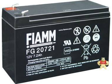 非凡蓄电池FG20721，FIAMM电池，意大利原装进口 12V7.2Ah纯进口 