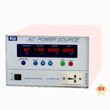 供应华源HY8001交流变频稳压电源1KVA/0-300V/频率45-70HZ 