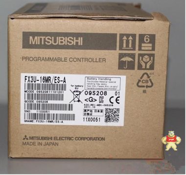 原装现货MITSUBI三菱PLC控制系统cpu模块FX3U-16MR/ES-A假一罚十 