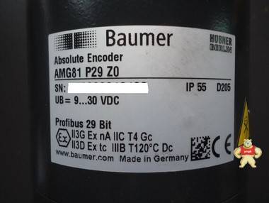 德国BaumerHubner霍伯纳编码器AMG81P29Z0 