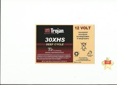 Trojan电瓶-美国邱健蓄电池T-1275深循环电池 美国邱健蓄电池,美国Trojan蓄电池,美国Trojan邱健蓄电池,Trojan蓄电池,TROJAN电瓶