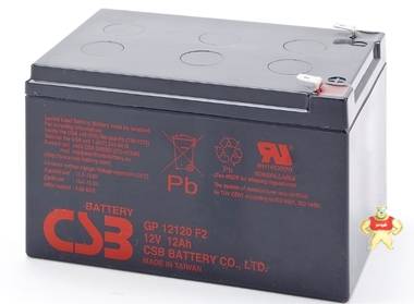 CSB蓄电池GP12120 F2 12V12AH电瓶CSB铅酸蓄电池现货保证 