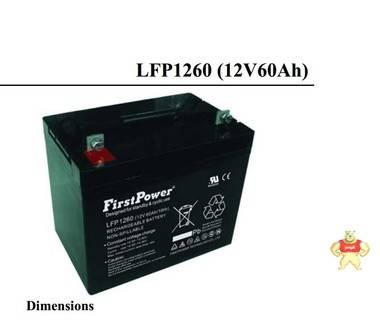 一电蓄电池LFP1260/12V60AH ups电源直流屏铅酸免维护电瓶 