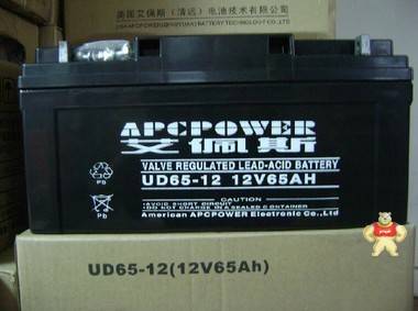 【冲钻包邮】艾佩斯免维护铅酸蓄电池12V65AH UPS电池 太阳能电瓶 