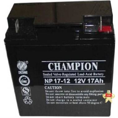 CHAMPION冠军蓄电池NP17-12免费安装，安装说明 路盛电源 