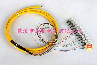 FC12芯束状尾纤电信级单模单芯FC12芯束状光纤尾纤 