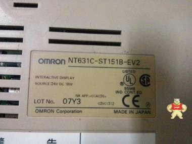 全新原裝 歐姆龍 觸摸屏 NT631C-ST151B-V2 