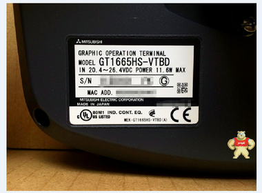 全新原装 三菱 触摸屏 GT1665HS-VTBD 