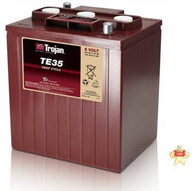 美国原装进口适用于EZGO益高club-car绿通 TROJAN邱健TE35蓄电池 中国电源设备的先驱 