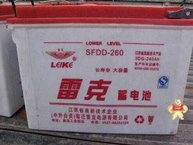 电动汽车专用胶体电池-雷克电瓶SFDD-260牵引型蓄电池雷克 中国电源设备的先驱 