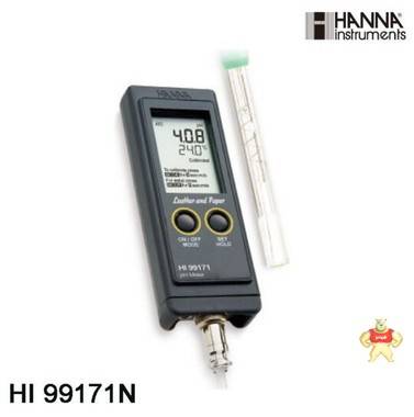 意大利哈纳 HI99171N 便携式防水型pH/℃测定仪 皮革/纸张专用 