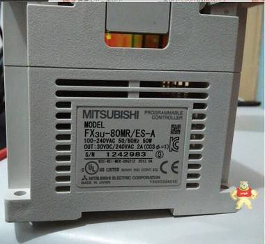 原装现货MITSUBI三菱PLC控制系统cpu模块FX3U-80MR/ES-A假一罚十 