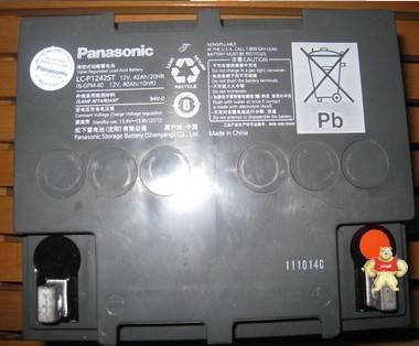 松下Panasonic蓄电池LC-P1242ST用于备用电源 浮充期待寿命10年 蓄电池电源集成商 