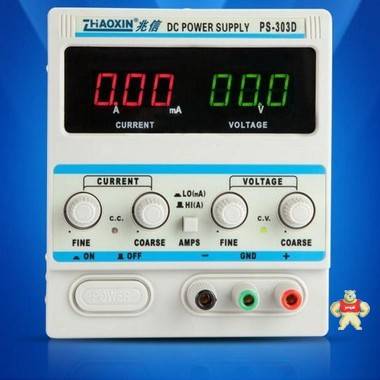兆信PS-303D直流稳压电源0-30V,0-3A可调电源 可调电源,直流稳压电源,PS-303D