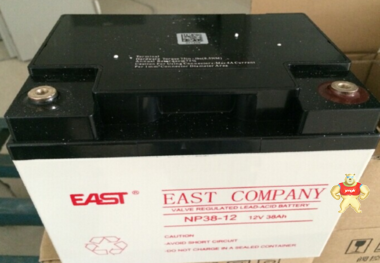 易事特EAST 免维护蓄电池12V38AH NP38-12UPS38AhEPS专用电池电瓶 