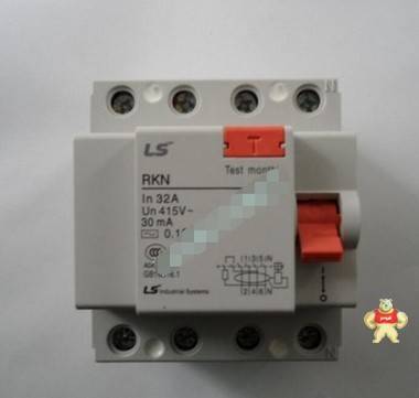 LS产电 RKN 4P 32A 30mA 漏电断路器 韩国LG 现货 假一赔十 