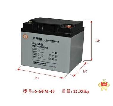 复华蓄电池6-GFM-40（12V,40AH/10HR） 中国电源设备的先驱 