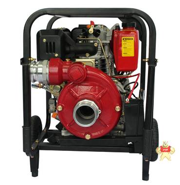 3寸柴油水泵 85米杨程高压水泵 8公分口径柴油动力大扬程水泵 小型移动式水泵 