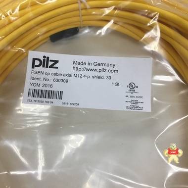 PILZ 630309 PSEN op cable axial M12 4-p. shield. 30m 