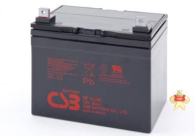 台湾希世比CSB GP12340 12V34AH蓄电池 UPS/EPS应急灯专用蓄电池 UPS电源蓄电池,蓄电池价格,CSB铅酸免维护蓄电池,直流屏蓄电池,GP12340