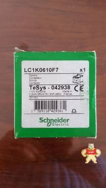 施耐德接触器LC1K0610F7 